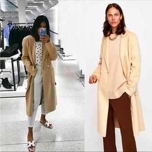 Zara Double breasted coat - BNWOT - S